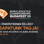 Legyél te is önkéntes a 2023-as Budapesti Atlétikai Világbajnokságon!